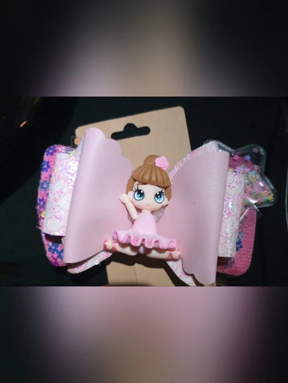Pink Ballerina Hair Bow for Kids - Cute Ballet Doll Accent